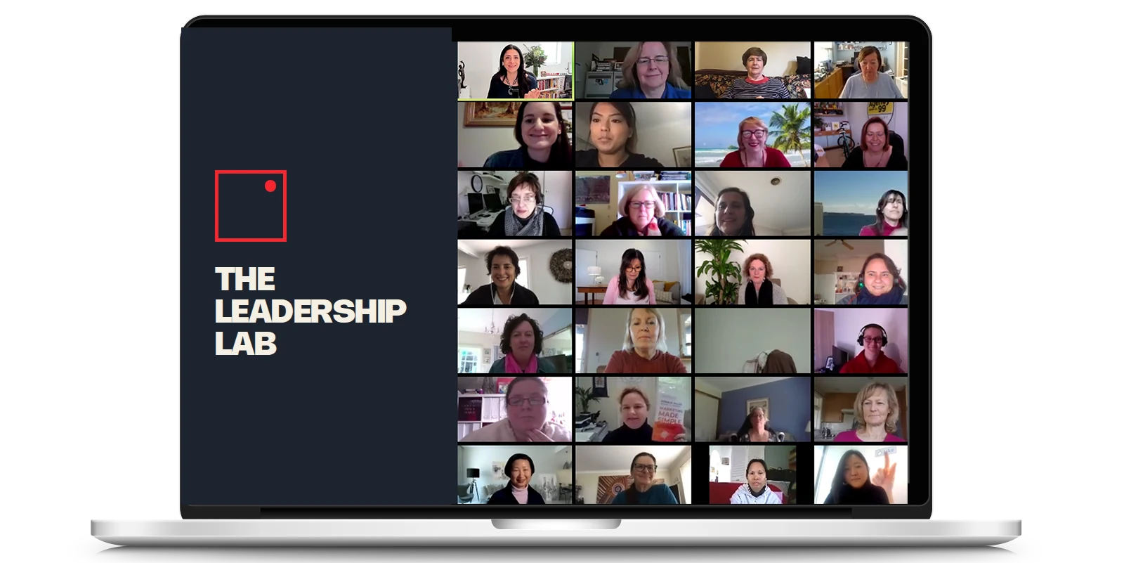 Leadership Lab participants on a live Zoom session